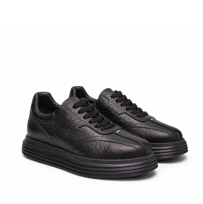 The Antipode Paul Black Leather Lace-ups