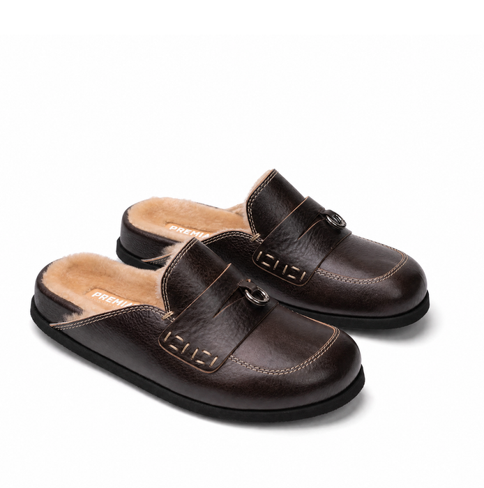 Premiata M7462 Chestnut Brown Leather Loafers