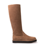 Del Carlo Sonia Beige Suede Tall Boots