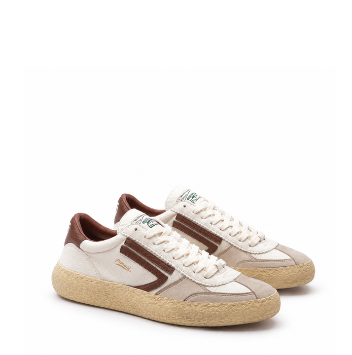 Puraai Vintage White Eco Leather Sneakers - DOLITA